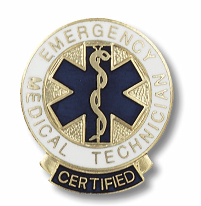 Certified Emergency Medical Technician Pin