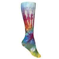 12" Soft Comfort Tie Dye Compression Socks