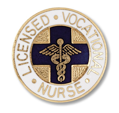 Licensed Vocational Nurse Pin (Cal. & Tex Only)
