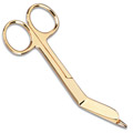 4.5" Gold Plated Bandage Scissor