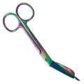 5.5" Bandage Scissor - Rainbow Finish