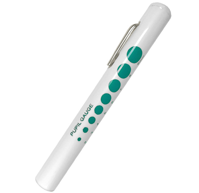 Pupil Gauge Disposable Penlight-