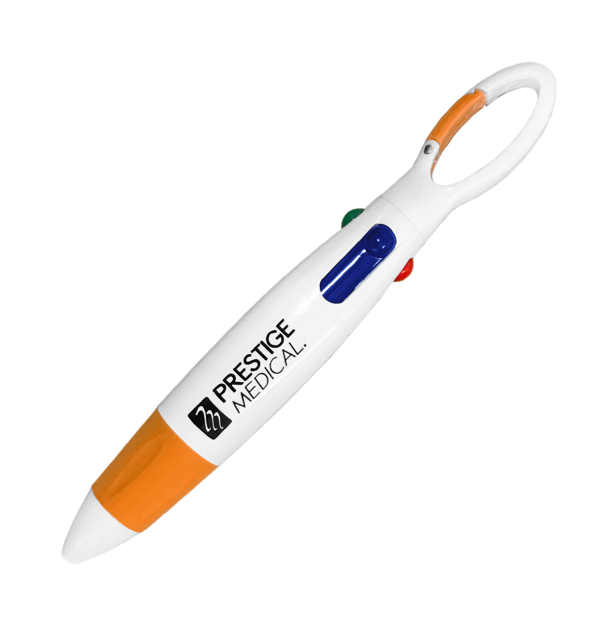 4-Color Carabiner Pen-Prestige Medical