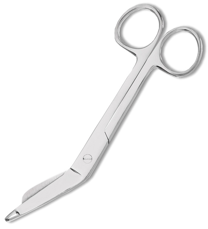 5.5&#34; Bandage Scissor with Serrated Blades-