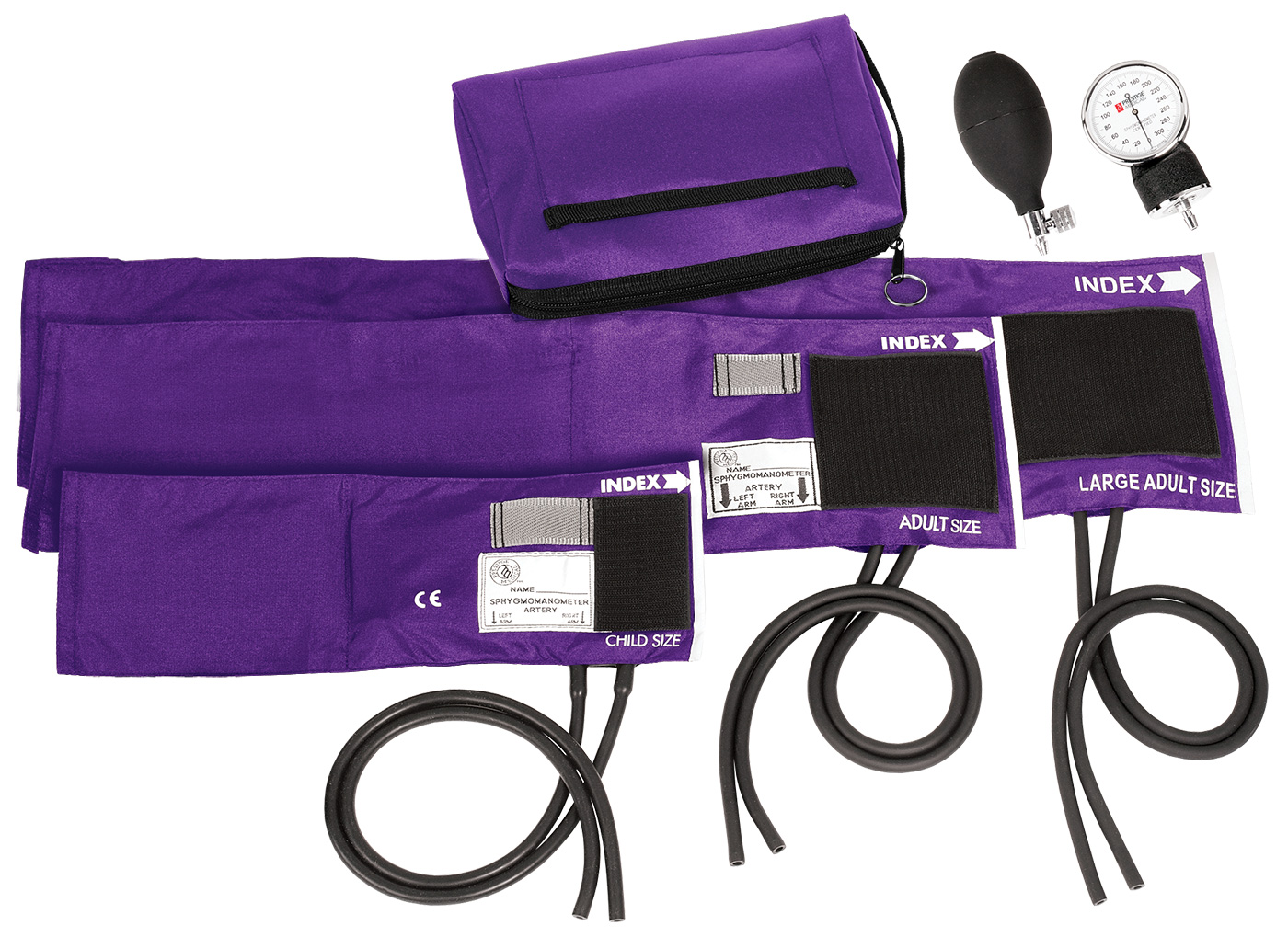 3&#45;in&#45;1 Aneroid Sphygmomanometer Set &#38; Carrying Case-Prestige Medical