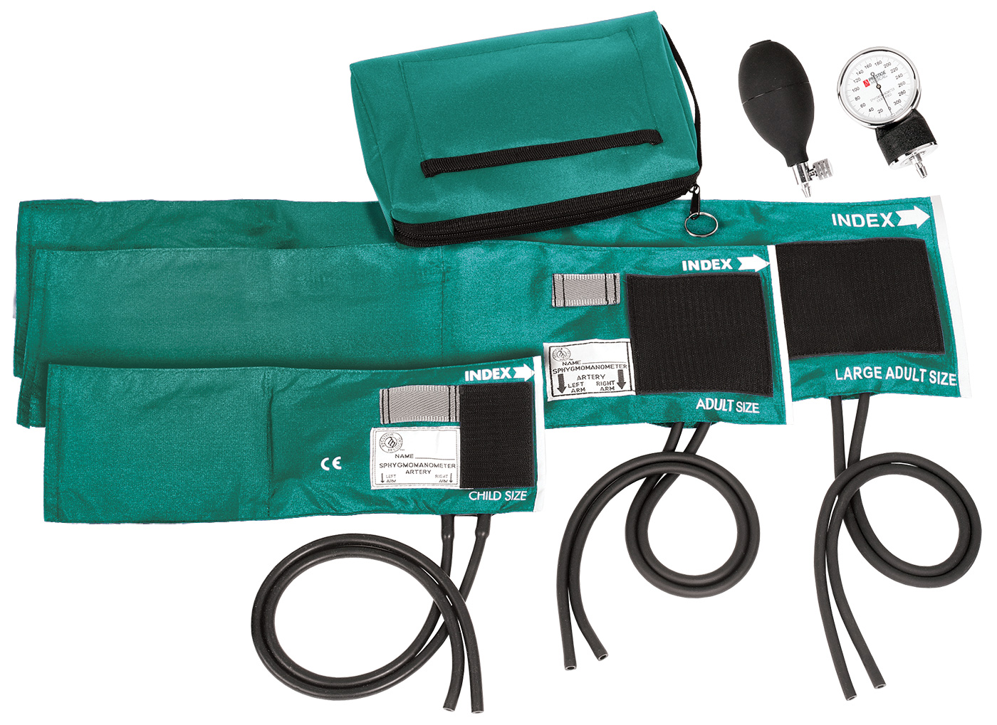 3&#45;in&#45;1 Aneroid Sphygmomanometer Set &#38; Carrying Case-Prestige Medical