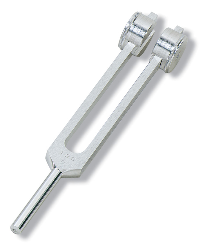 128Hz Frequency Tuning Fork with Weights-Prestige Medical